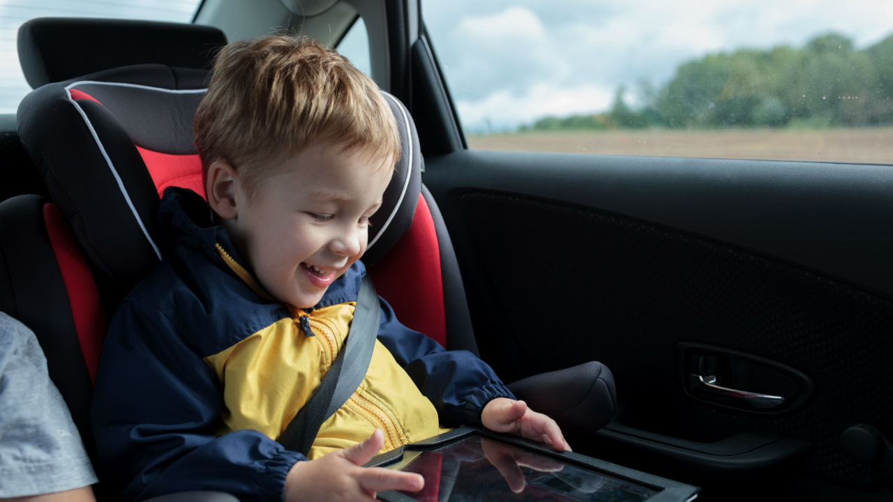 child in carseat