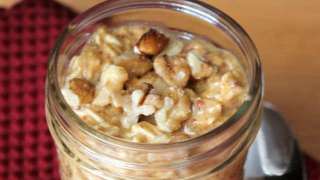 pumpkin spice overnight oats