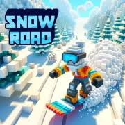 Winter Sport, Skiiing, Snow Road Logo