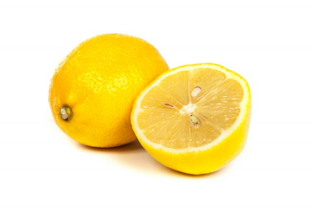 water and lemon