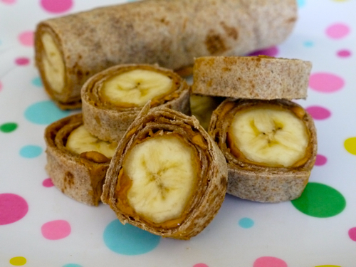 peanut butter banana wrap