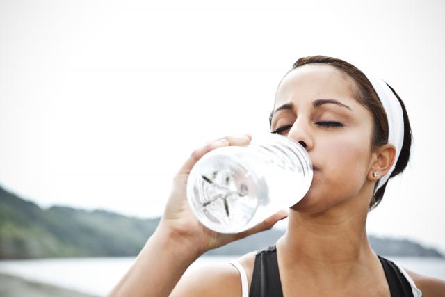 drinking water