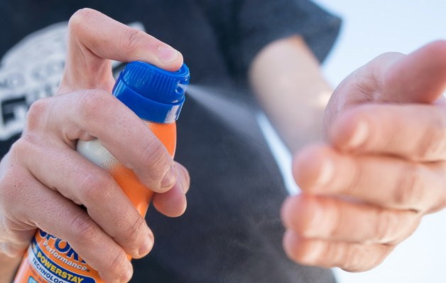 Spray Sunscreen is convenient