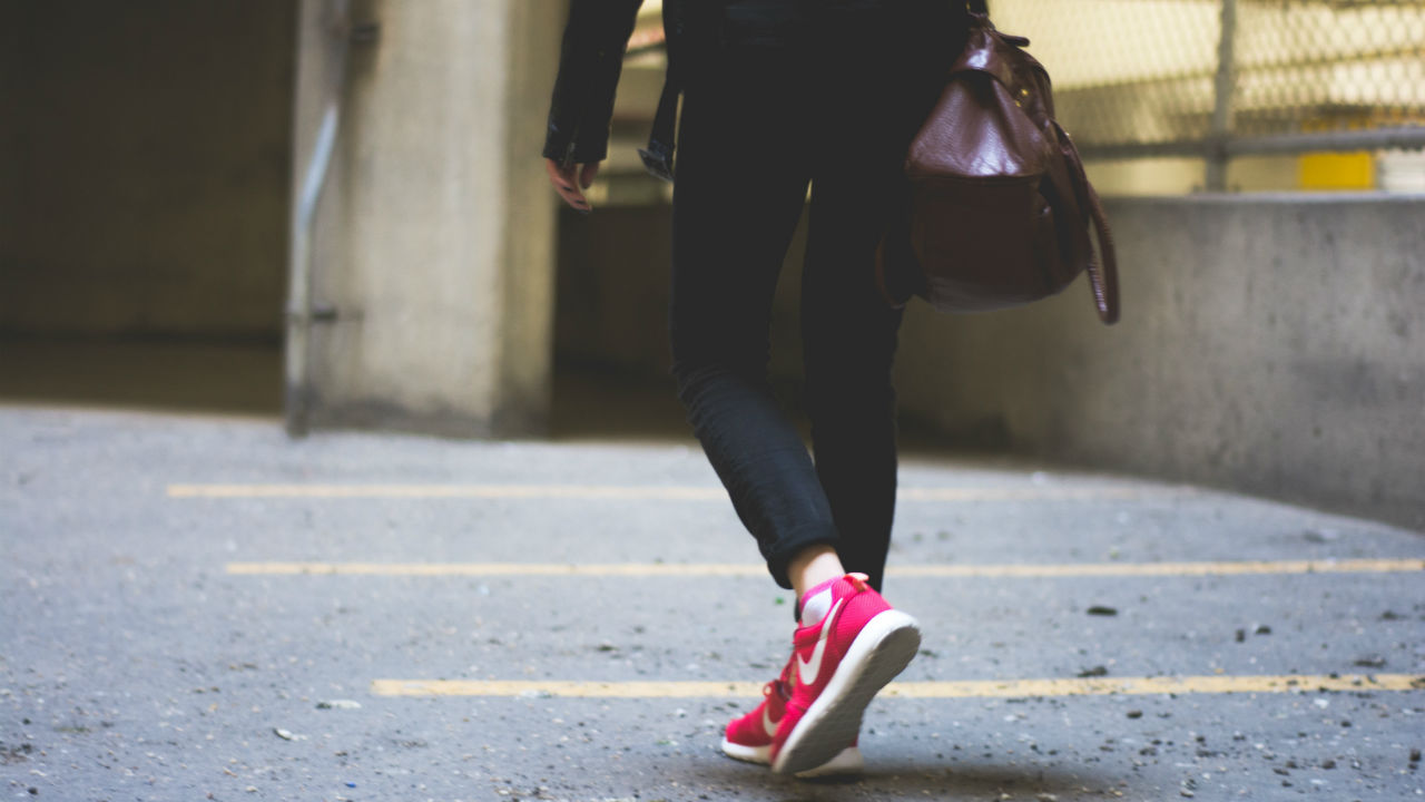 woman walking