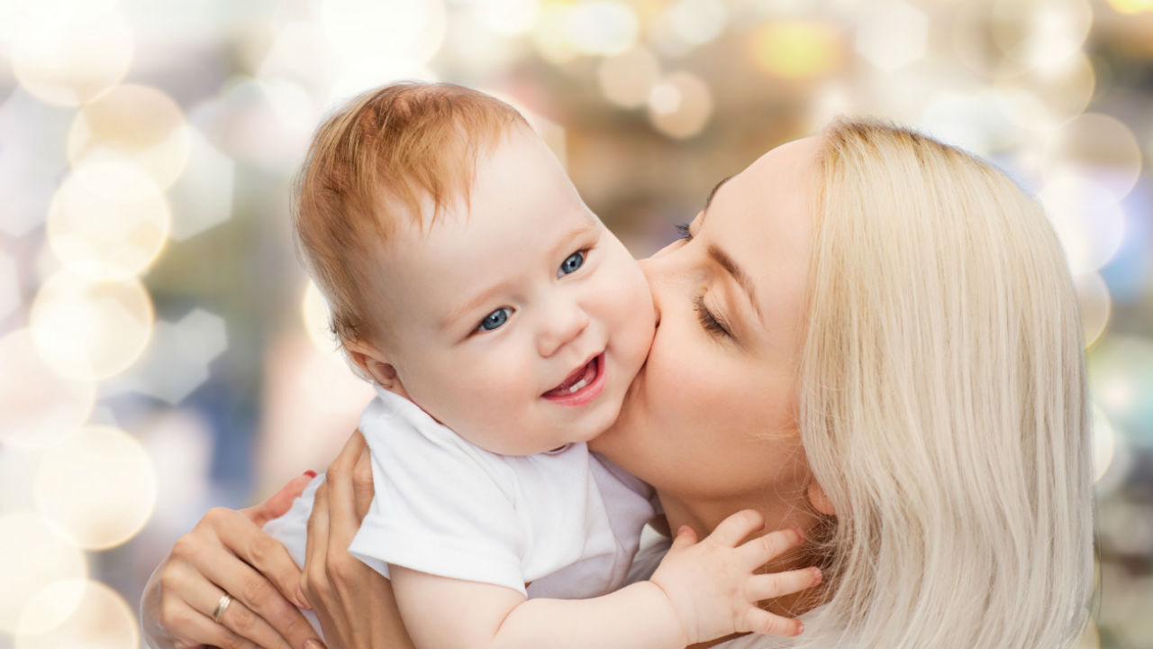 mom with baby