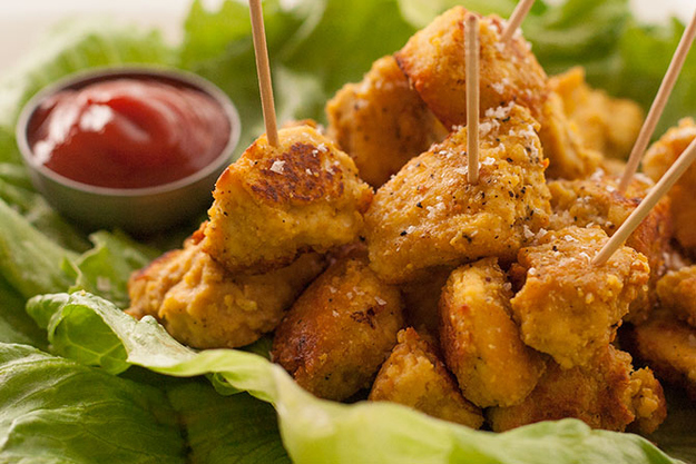 Vegan Popcorn Chicken