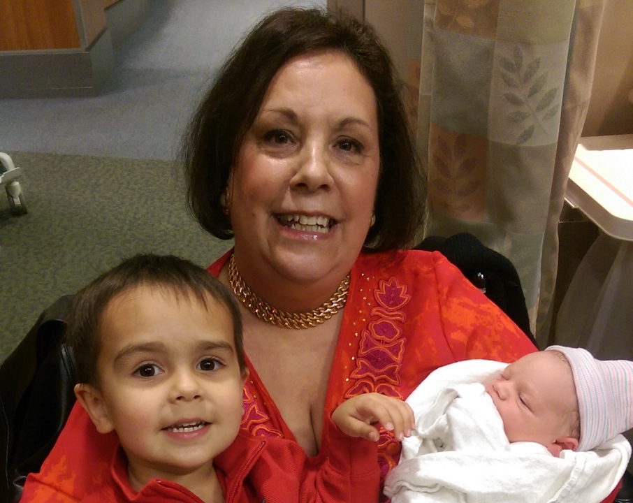 Michele and two grandsons