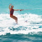 water skis and you