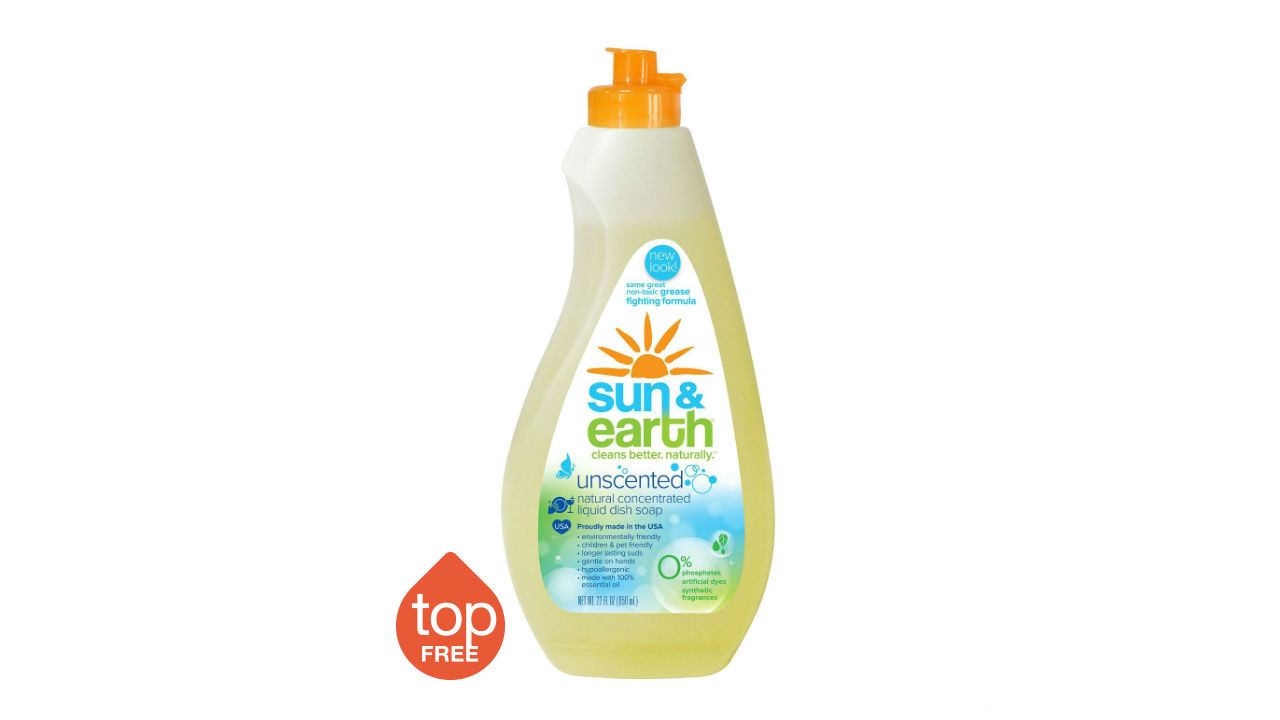 sun and earth liquid dish soap