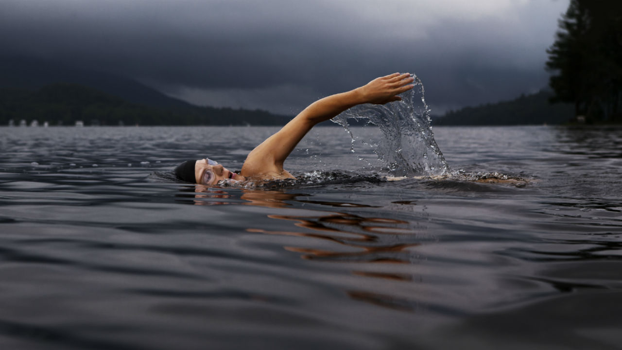 swimmer breathing