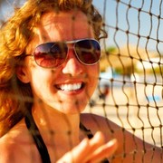 women going for cover in beach volleyball at Olympics